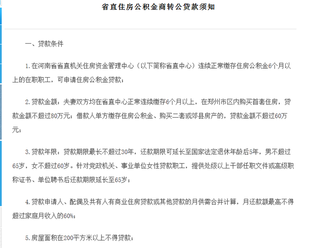 公积金贷款早期条件及演变概述