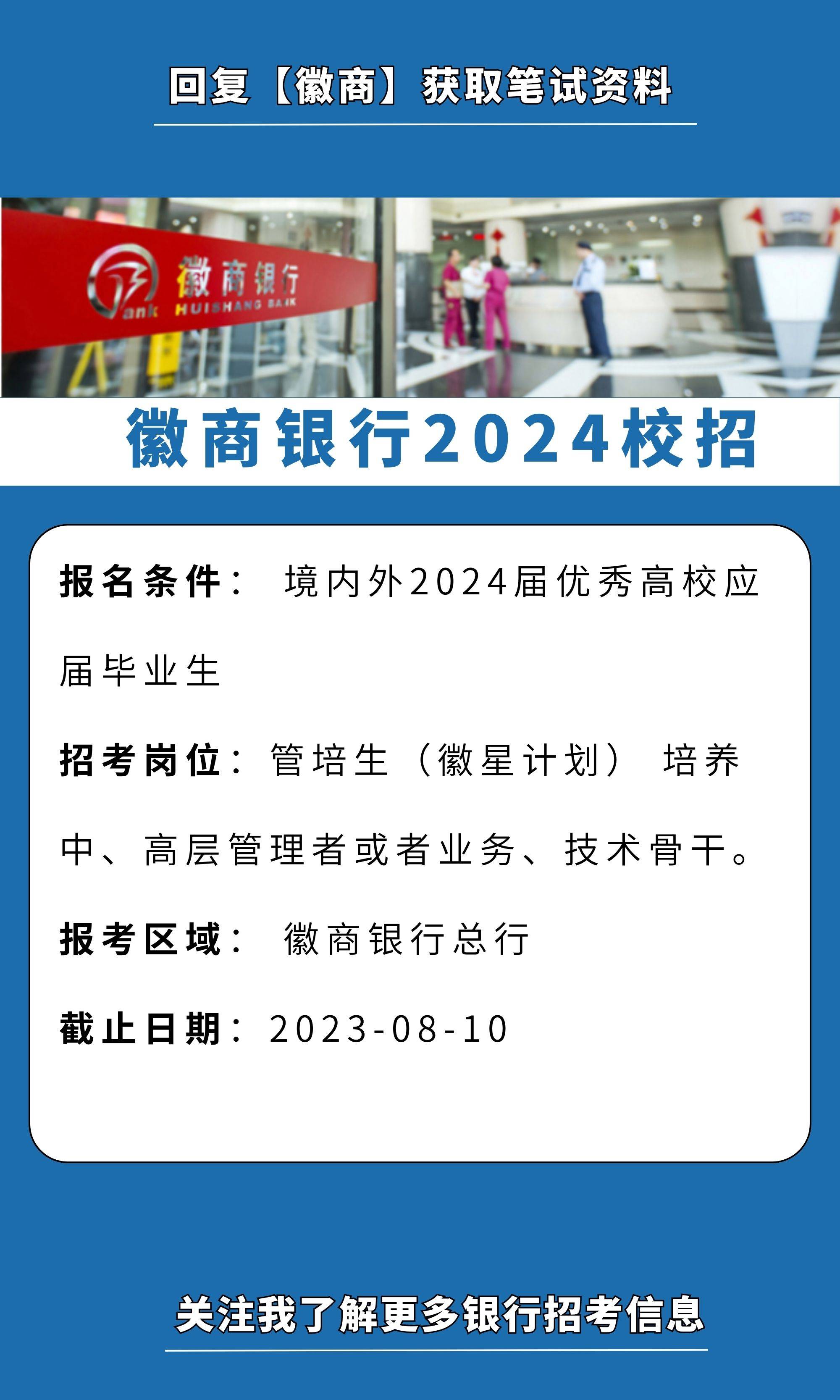 徽商银行招聘早期信息解析及招聘动态速递