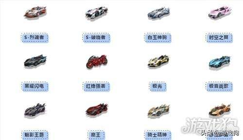 QQ飞车早期A车排行概览